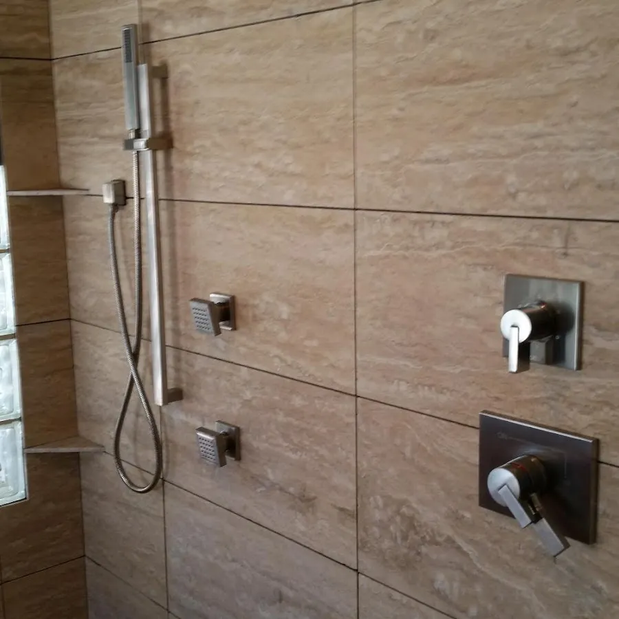 Shower fixture installation for Water Heater Replacement in Clemson University